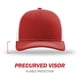 thumbnail image 2 of Gorra de béisbol Richardson 112 Trucker Snapback Split Roja/Blanca, 2 of 7