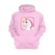 thumbnail image 1 of Polerón Canguro Unicornio Rosa Talla Xs Unisex, 1 of 2