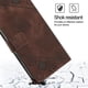thumbnail image 2 of Funda Cartera para iPhone 17 Pro con Soporte y Ranuras, Resistente a Golpes y Rayones Marrón, 2 of 6