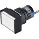thumbnail image 4 of Botón retentivo rectangular plástico Iluminado 16mm Serie P16 - DPDT (2 Reversible) - Azul - Piloto LED 220VAC/DC, 4 of 4
