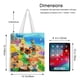 thumbnail image 5 of Animal Crossing Bolso de tela con estampado de lienzo para mujer, bolsa de compras reutilizable y estética, con cremallera interior, regalo para mujer,40*45cm., 5 of 6