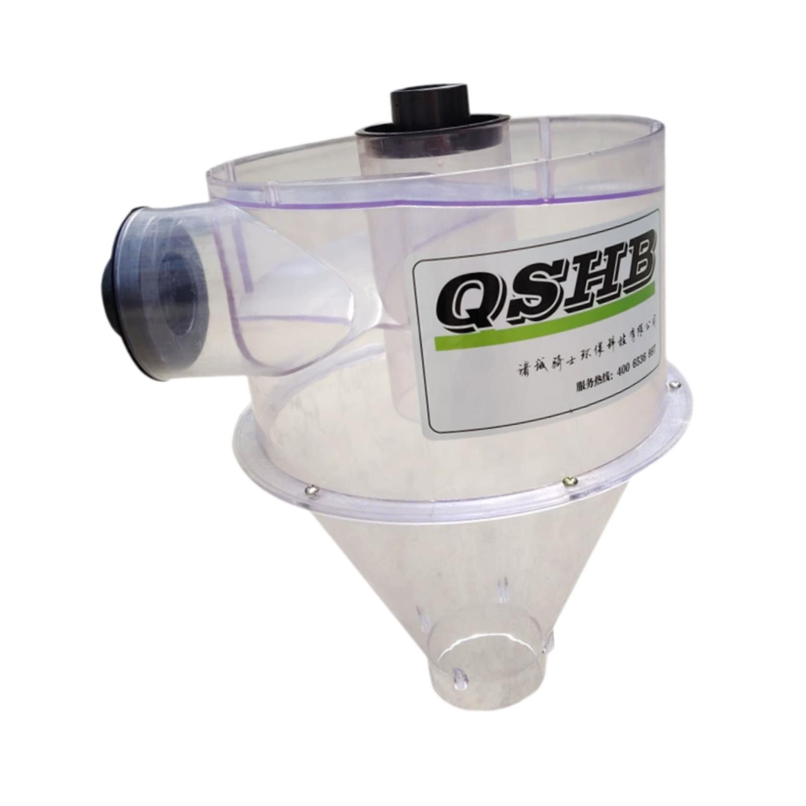 Magideal - Separador De Polvo Ciclónico Al Vacío, Accesorio Para Bricolaje, Portátil, Fácil De Instalar, Herramienta De Extracción Para Residuos De Construcción, Con Adaptador