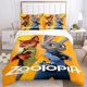 thumbnail image 1 of Zootopia Bedding Set,Duvet Cover Anime,3D Printing with Pillowcase,For Kids Adults,For Single Bed Double Bed Bed Sheets, 1 of 5