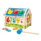 thumbnail image 1 of Caja Clasificadora De Formas De Madera Con Forma De Cubo De Actividades Para Regalo Navideño Para Niños Y Niñas De Jardín De Infantes Con Mazo, 1 of 3