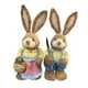 thumbnail image 1 of 1 Par De Muñecos De Figuritas De Conejo De Pascua De Pie, Adornos De 35cm, Aspecto Encantador, 1 of 2