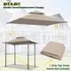 thumbnail image 3 of Toldo para barbacoa OLILAWN L-GG001PST-F 152 x 244 cm, color beige, 3 of 7