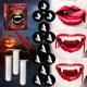 thumbnail image 1 of Colmillos con forma de dientes de vampiro TLPUHU, 12 pares, 4 tamaños, para cosplay de Halloween, 1 of 3