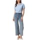 thumbnail image 2 of INSPIRE CHIC Edición Mujeres 1950s Cuello Redondo Mangas Cortas Tops a Cuadros S Azul, 2 of 6
