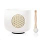 thumbnail image 1 of Cuenco de cristal CVNC Flower Of Life C Note 20 cm 528Hz, 1 of 6