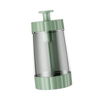 Magideal - Tarro De Sal Cuantitativa, Tarros De Especias De Ración, Utensilios De Cocina, Dispensador De Especias De Ración De Tarro De Condimentos, Para Picnic Verde