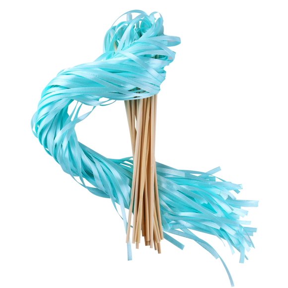 Varitas de Cinta Wishprom 61 cm Aqua 30 piezas
