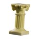 thumbnail image 1 of Columna Romana En Miniatura Pedestal Stand Estatua Columna Griega Para Mesa De Paisaje Amarillo, 1 of 5