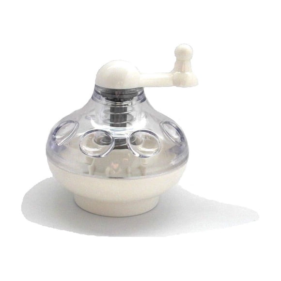 Molino Manual Tredoni para Nuez Moscada con Manivela Giratoria 8 cm Blanco