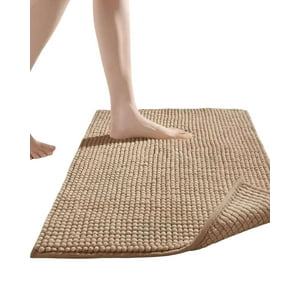 Genérico - Alfombra De Baño Delgada Beige 40X60 Cm J4