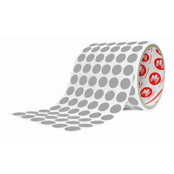 Etiquetas Gris Autoadhesivas Circulares Colores 13 Mm 800 unidades
