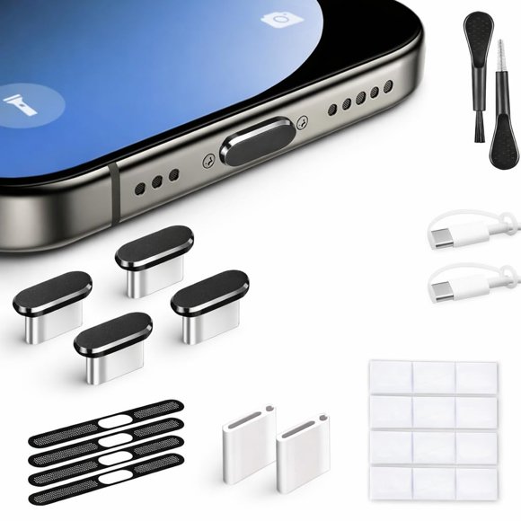 Paquete de 4 Tapones Antipolvo USB-C Mizi para iPhone 17 Pro
