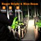 thumbnail image 2 of 1pc 20000 Lumens Powerful LED Flashlight, USB Rechargeable Mini Ultra Bright Tactical Zoomable Flashlight, Waterproof EDC Flashlight Bar Torch For Hiking Hunting Camping Outdoor Sport, Included Batter, 2 of 2