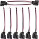 thumbnail image 2 of Saihisday Fuel Injector Pigtail Connector Plug Wire EV6 Comp, 2 of 3