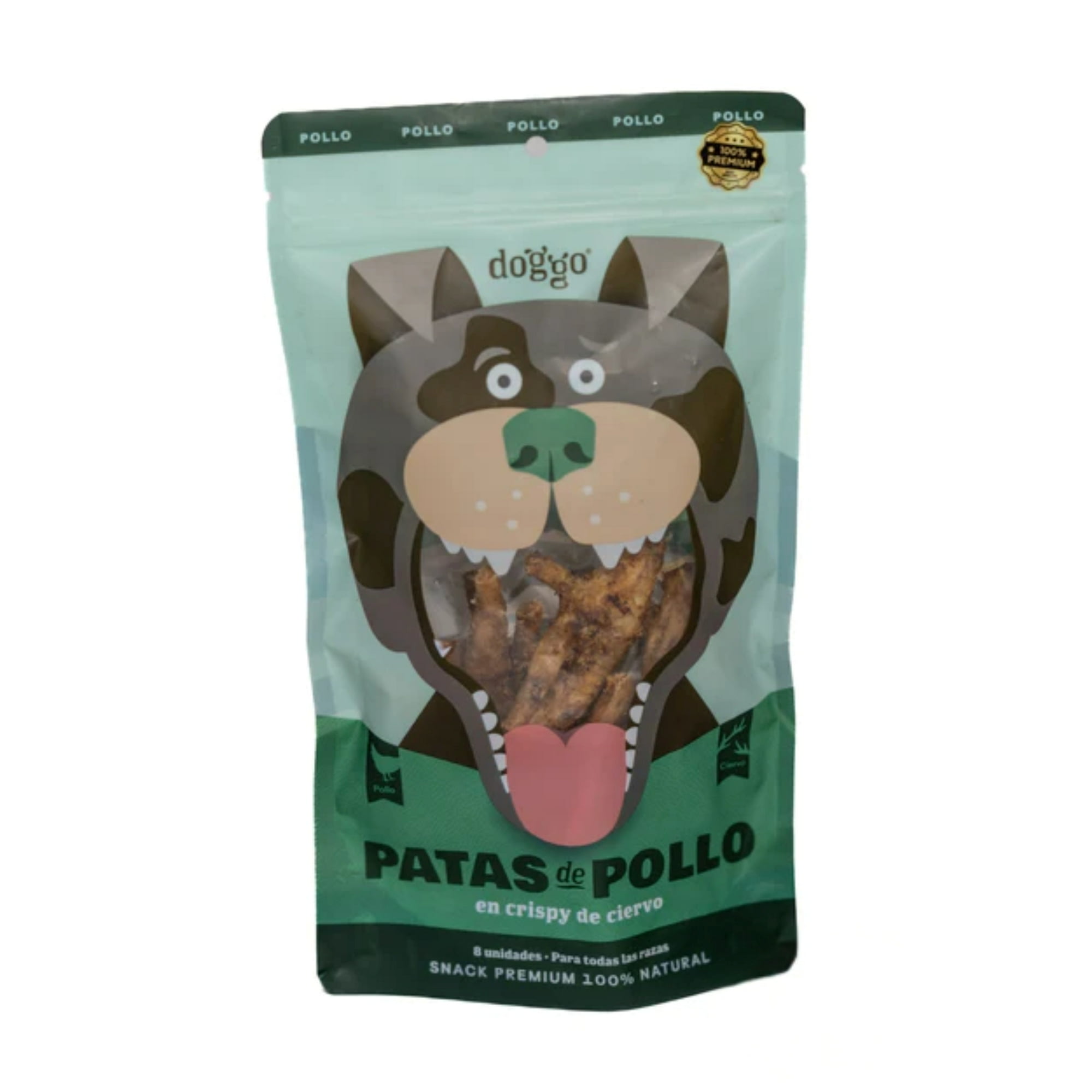 Snack Perros Patas De Pollo Con Apanado De Ciervo (8 Un) - Doggo