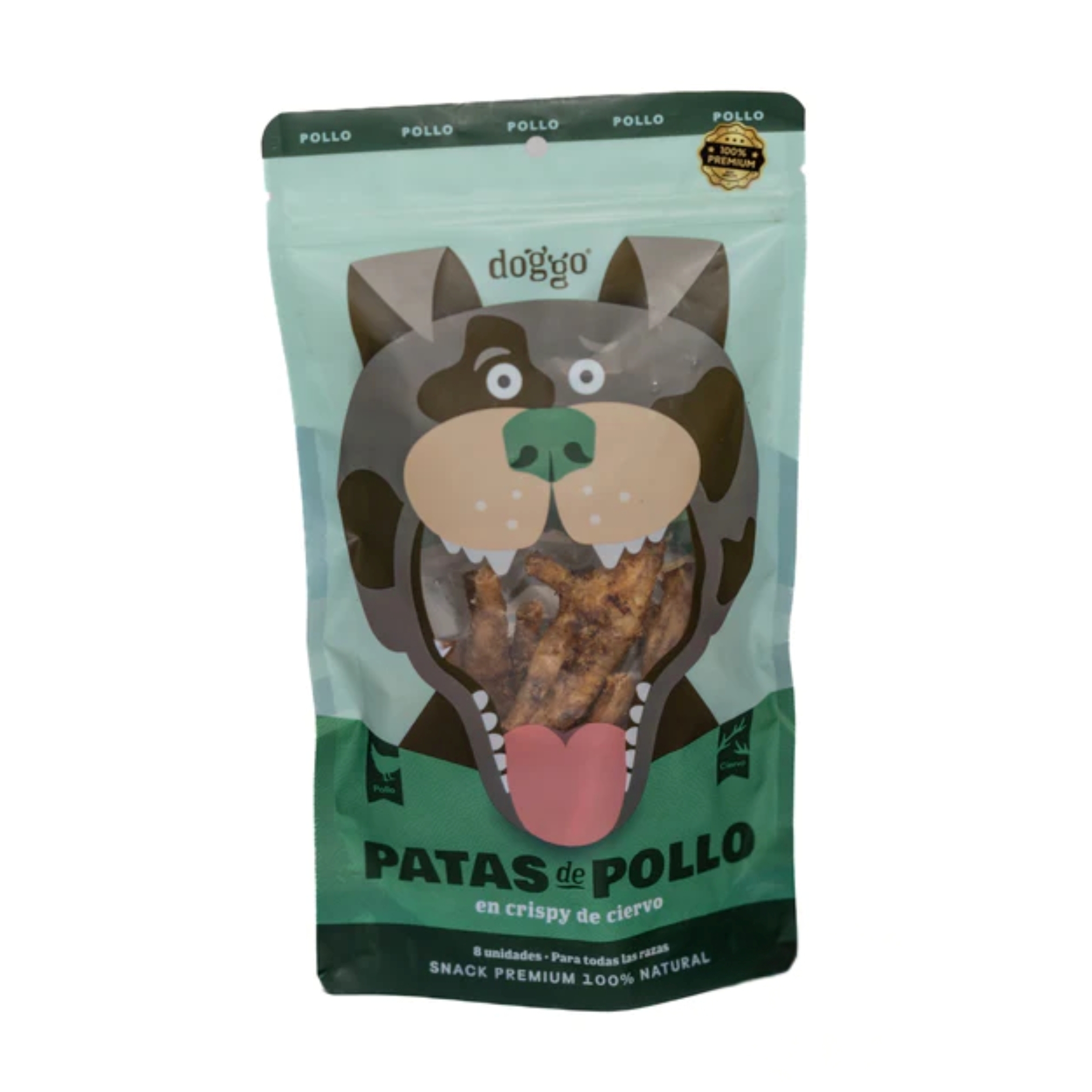 Snack Perros Patas De Pollo Con Apanado De Ciervo (8 Un) - Doggo