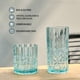 thumbnail image 3 of Juego de 4 vasos de plástico BELLAFORTE Tall Tritan, 530 ml, sin BPA, 3 of 8
