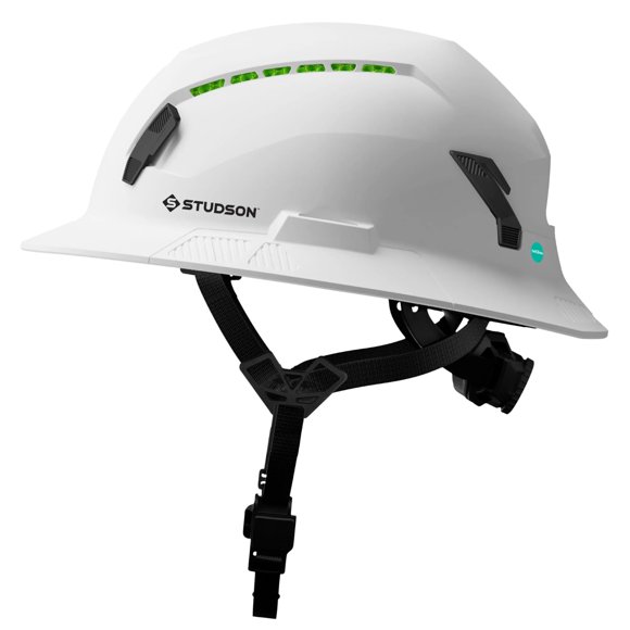 Casco de seguridad STUDSON SHK-1 de ala completa ventilado blanco