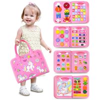 Juguete Montessori Busy Board Walenty Para Niños Pequeños De 1 A 4 Años