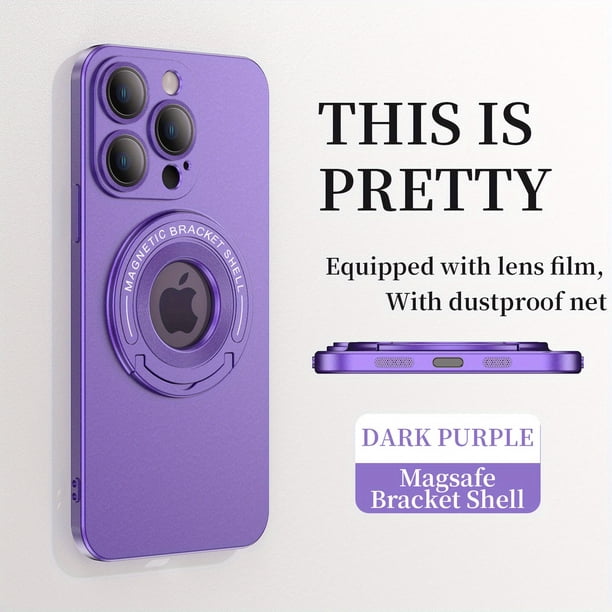 Ultimate Shockproof Protection for Your iPhone 14/13/12 Pro Max Plus with Wireless Charging & Kickstand Holder!