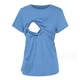 thumbnail image 1 of Polera Lactancia Maternidad Lina Manga Corta Celeste celeste S, 1 of 4
