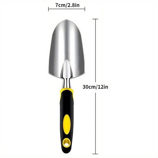 Transform Your Gardening Experience with Our High-Quality 1pc Aluminum Alloy Gardening Tool Set - Large Round Shovel, Scale Shovel, and Trident Rake, Perfect for Digging and Transplanting with Ease!