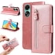 thumbnail image 1 of Funda con Cremallera para OPPO A78 4G, Carcasa Cartera de Cuero PU con Soporte y Tarjetero, 1 of 6