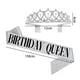 thumbnail image 2 of Tiaras de cumpleaños para niñas, coronas para cumpleaños de mujeres, tiara para reina de cumpleaños de mujeres con banda de cumpleañera, corona para niñas, tiaras y coronas para niñas, 2 of 5