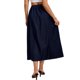 thumbnail image 3 of INSPIRE CHIC Falda de Jean para Mujer Cintura Elástica Casual Línea A Maxi Faldas de Mezclilla con Bolsillos 2XL Azul Oscuro, 3 of 6
