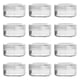 thumbnail image 1 of Frasco de plástico transparente vacío para almacenar cuentas con tapas de rosca redondeadas, 1 of 5