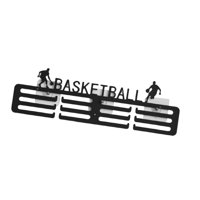 Ioensy - Colgador De Exhibición Para Medallas De Hierro Con Tornillos, Estante Fácil De Instalar, Soporte Para Medallas De Baloncesto