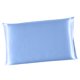 thumbnail image 2 of Funda de almohada de satén de seda sintética de color liso 51 x 66 cm azul, 2 of 5