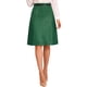 thumbnail image 2 of INSPIRE CHIC Falda de Mujer de Cuero Sintético Línea A Cintura Alta Vintage Lápiz Midi Falda XL Verde Oscuro, 2 of 6
