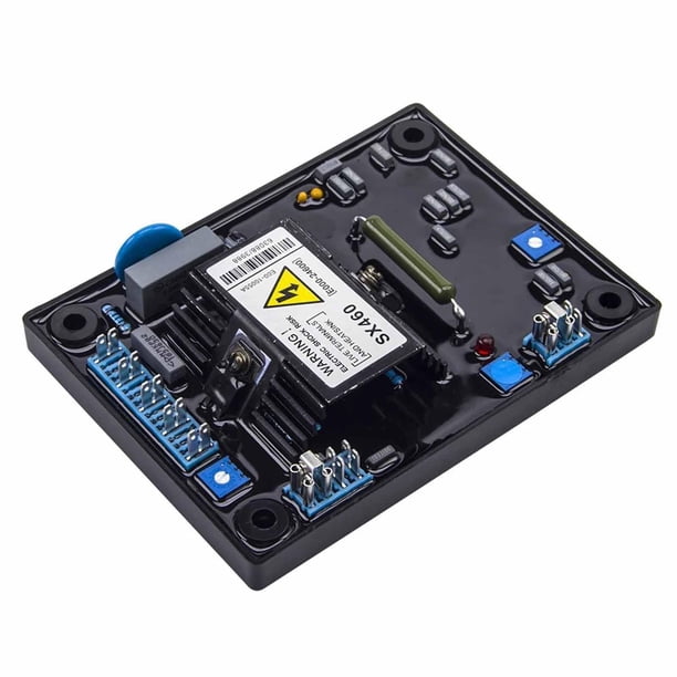 Regulador de voltaje automático, estabilizador de voltaje de salida de repuesto, placa de módulo AVR compacta y robusta para generador sin escobillas.
