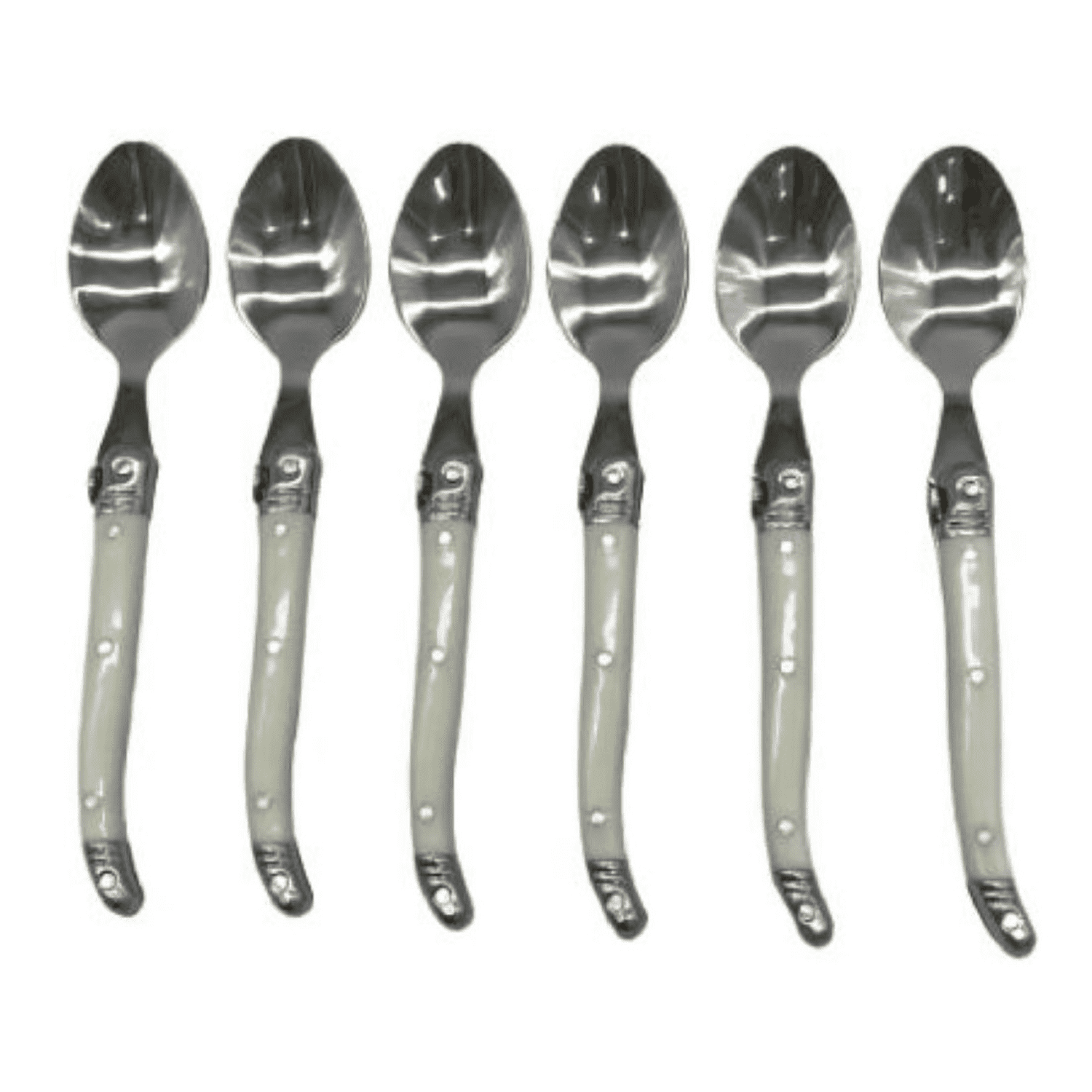 Set 6 Cucharitas Montpellier Marfil - Kw Kitchenware