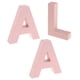 thumbnail image 4 of 3 Piezas Rosa De Madera Flotante Letras Números De Puerta Alfabeto Letra Dirección Hechizo, 4 of 4
