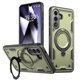 thumbnail image 1 of Para Samsung Galaxy A57 5G Funda con Soporte de Anillo en O Magnético Invisible, Funda de Teléfono a Prueba de Golpes, Verde, para Galaxy A57 5G, 1 of 6