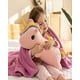 thumbnail image 3 of Peluche Almohadilla Decorativa + Manta Térmica de 1 Plaza rosa, 3 of 4