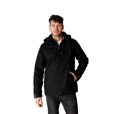 Chaqueta Hombre Canvas Y Sherpa Con Gorro Geike Lenga®