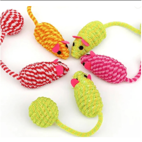 Genérico - Juguete Interactivo Para Gato Ratón Inteligente Pelota Rojo