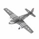 thumbnail image 4 of 1:48 Escala WWII P-51 Kit De Modelo De Ensamblaje De Avión Para Adulto Gris Brillante, 4 of 5