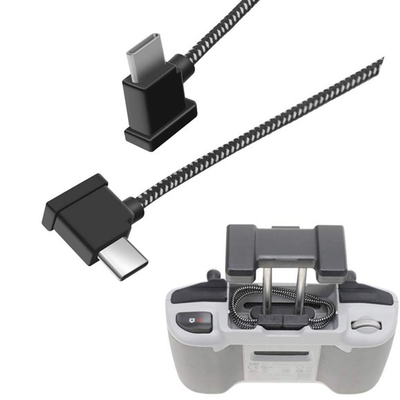 Cable RC Hanatora USB C a USB C de 30 cm para DJI Flip, Neo y Mavic