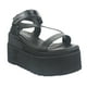 thumbnail image 3 of Sandalia Chalada Mujer Vex-6 Negro Plataforma, 3 of 7
