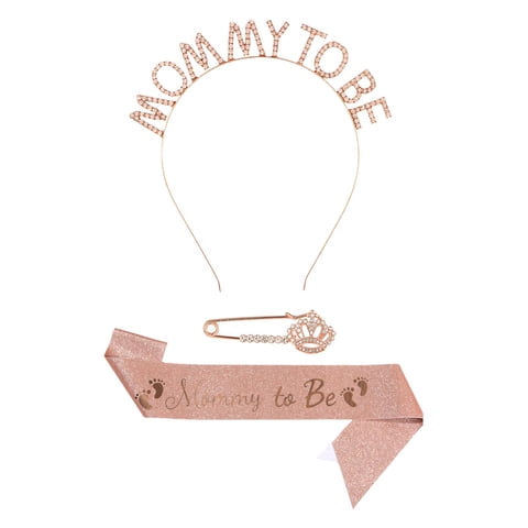 Bothyi - Mommy To Be Sash Set Decoración De Fiesta Para Baby Shower Niño Niña Género Revela Oro Rosa