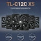 thumbnail image 2 of Ventilador de CPU Thermalright TL-C12C X5 12 cm 1550 RPM 25,6 dBA, 2 of 6