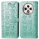 thumbnail image 1 of Funda Cartera FOXDOCK para OPPO Reno 12F , Flip PU con Relieve de Gatos y Perros, Tarjetero y Soporte, 1 of 6